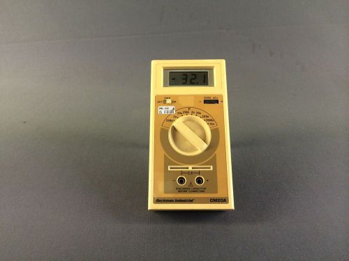 BECKMAN INDUSTRIAL CM20A, HAND HELD CAPICTANCE METER