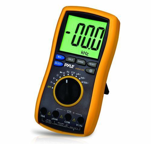 Pyle pdmt38 digital lcd ac  dc  volt  current  resistance  range multimeter with for sale