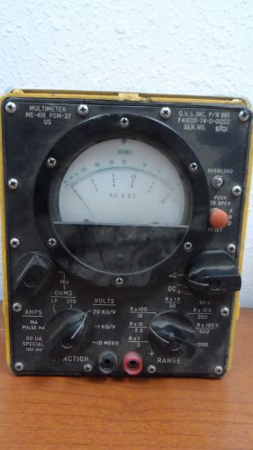 Vintage Q.V.S Multimeter PSM-37 P/N 961 F41608-74-D-0052