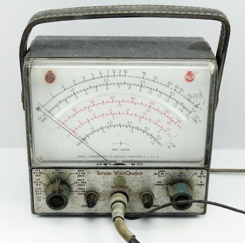 Vintage RCA Senior VoltOhmyst WV-98C Tester