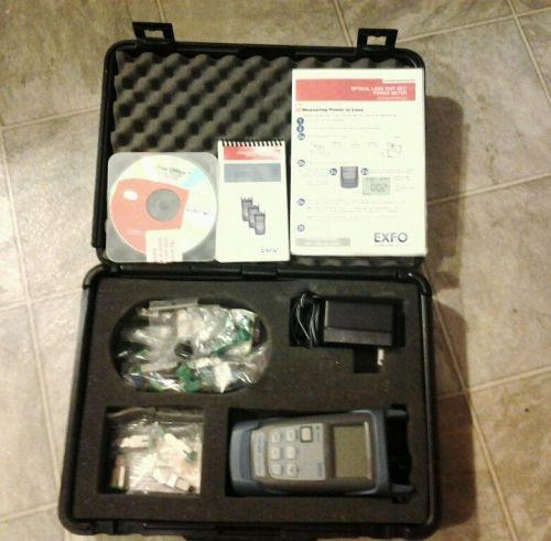 EXFO OPTICAL LOSS TEST SET/POWER METER FOT-600/FPM-600 COMPLETE SET NEW W/ CASE
