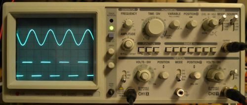 Lg 5020g 20 mhz oscilloscope dual trace working 9020 for sale