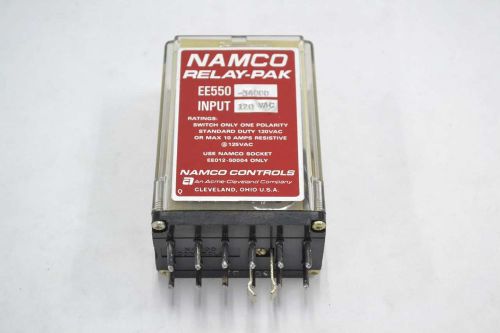 NAMCO EE550-34000 RELAY PAK PROXIMITY CONTROL SWITCH RELAY 120V-AC 10A B353064