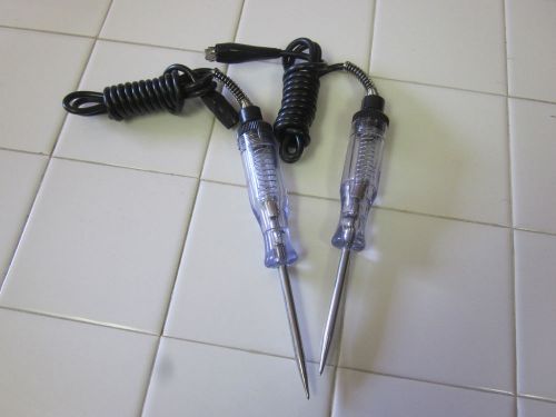 LOT OF ~2~ 6 / 12 VOLT HEAVY-DUTY CIRCUIT TESTER ELECTRICAL 6V 12V SYSTEMS