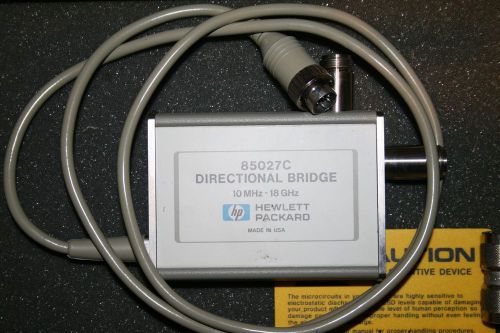 HEWLETT PACKARD HP  85027C Directional Bridge, 10 MHz-18 GHz
