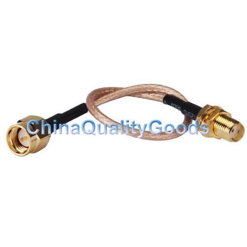 10pcs of sma plug male to sma female straight pigtail cable rg316 15cm for wifi for sale