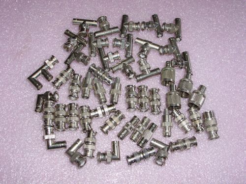 BNC Adapters many different types large lot 50 pieces in all Take a look