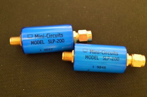 NEW MINI CIRCUITS SLP-200 LOW PASS FILTER DC-190MHZ 50 OHM (PL-A8-9)