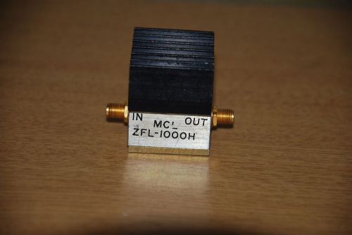 MINI CIRCUITS LINEAR RF AMPLIFIER ZFL-1000H 10 TO 1000 WIDEBAND 50 OHM (PL-A8-22