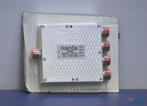 Narda East 3372A-4 Wireless Band Power Combiners Divider 1 to 4, 0.8-2.5GHz -NEW