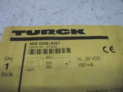 TURCK Ni2-GO8-AN7 SENSOR *NEW OUT OF BOX*