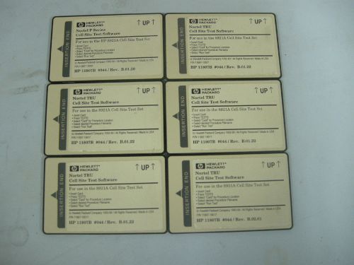 Hewlett packard 11807b option 044 cell site test software quantity of 6 ad for sale