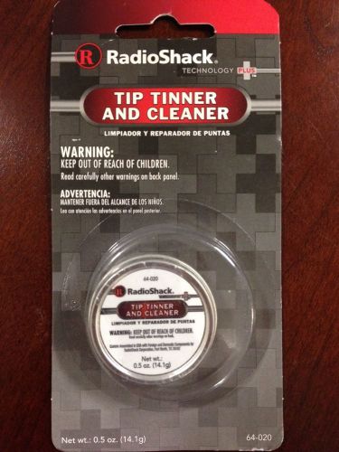 New radioshack tip tinner and cleaner 0.5oz compound #64-020 for sale