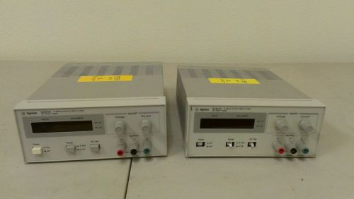 Lot of 2 HP Agilent E3612A DC Power Supply 0.60V, 0-0.5A/0-120V, 0-0.25A