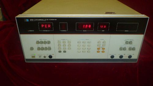 HP 8160A 50MHz programmable pulse generator Option 001 &#034;Guaranteed&#034;