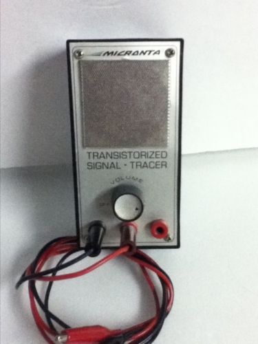 VINTAGE MICRANTA Handheld Transistorized Signal Tracer