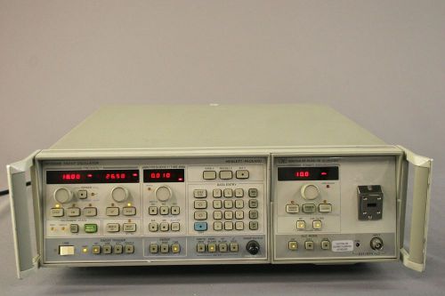 HP 8350B SWEEP OSCILLATOR W/ 83570A Plug In 18GHz to 26.5GHz *30-DAY + CAL*