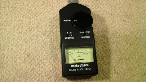 Radio Shack Sound Level VU Meter 33-2050,works