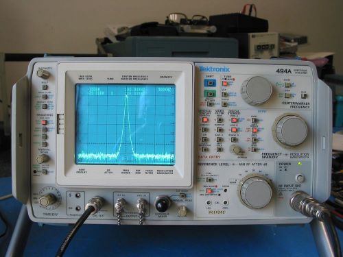 Tektronix 494A   10 kHz to 21 GHz. ( to 325 GHz.) Spectrum Analyzer