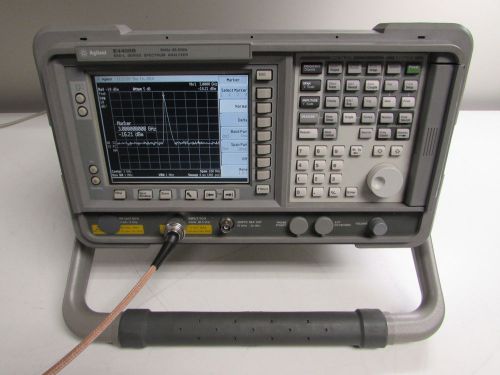 Agilent/Keysight E4408B ESA-L Basic Analyzer, 9 kHz to 26.5 GHz opt A4H, READ
