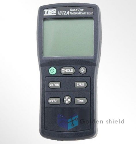 TES-1312A K-type Thermometer Type - 50 °C ~ 1350 °C , - 58 °F ~ 1999 °F