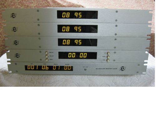 ESE ES-185A  24HR GPS Master Clock/w 3 remote displays and 1 timer