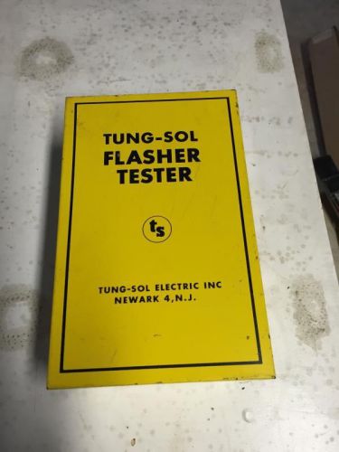 Tung Sol Flasher Tester Vintage petro sign oil gas advertising testing sun