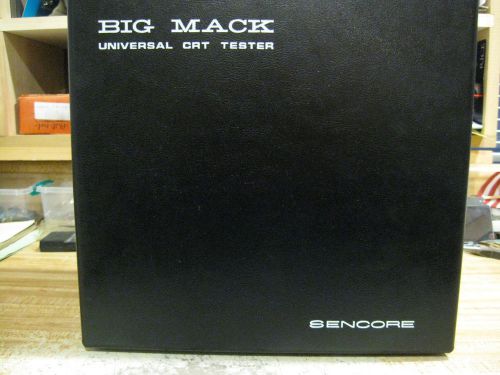 Big Mack Universal CRT Tester Sencore CR -168  S # 1974669