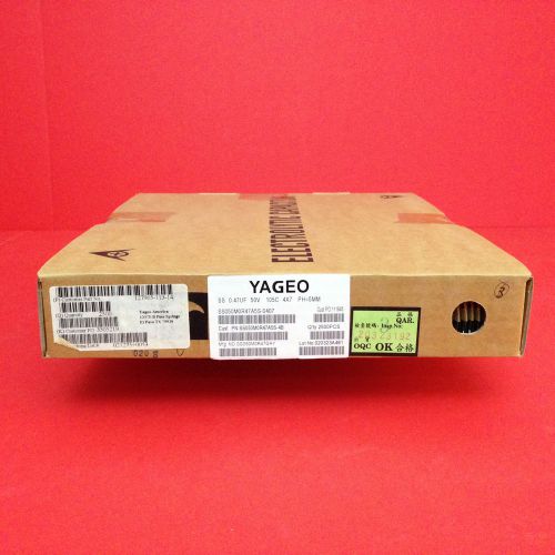 0.47uf 50v 105c yageo electrolytic capacitors 2500 pieces for sale