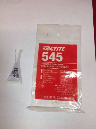 Loctite 545 Thread sealant, .02oz single use tubes new in bags