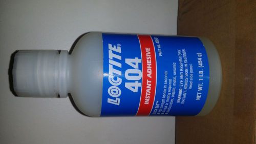 Loctite 404 instant adhesive.  1 pound bottle!! retail around 300$ for sale