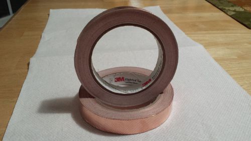 3 rolls of 3m copper shielding tape  3/4&#034;x 18yd 1245 for sale