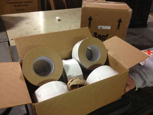Lot of 7 rolls venture white tape 3&#034; x 50 yards for sale