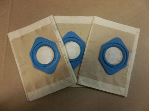 (3) new nilfisk disposable vacuum bags 81620000 for sale