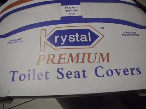 Krystal Premium Toilet Seat Covers 250/Pkg