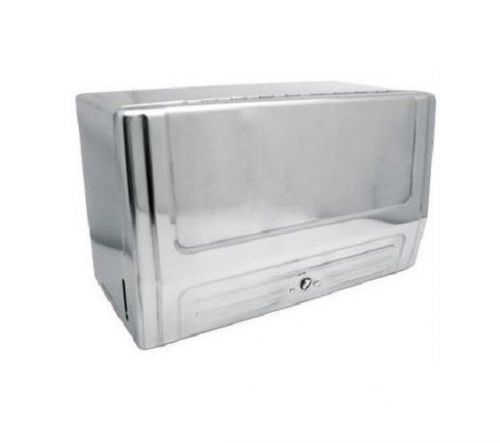 13&#034; Chrome Single Fold Paper Towel Cabinet Dispenser, by Continental #630C