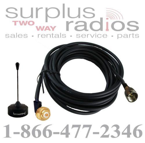 Black 800mhz nmo pretuned antenna kit motorola xtl5000 gtx800 mcs2000 xpr4580 for sale