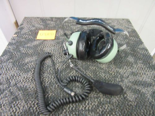 DAVID CLARK DC HEADSET H9941 40991G-02 FOR WIRELESS BELT STATION U9910-BSW USED
