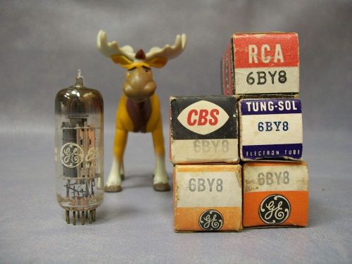6BY8 Vacuum Tubes  Lot of 5  CBS / GE / RCA / Tung-Sol