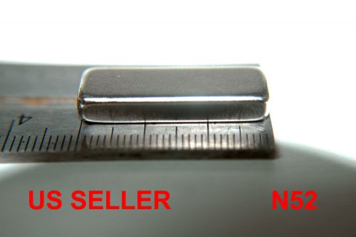 x2 N52 Nickel Plated 30x10x5mm Strongest Neodymium Rare-Earth Block Magnet