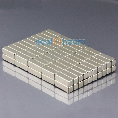 50pcs n50 strong small block cuboid magnet 12mm x 4mm x 4mm rare earth neodymium for sale