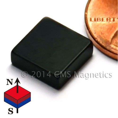 Neodymium magnets 3/8x3/8x1/8&#034; ndfeb rare earth epoxy coated rectangle lot 500 for sale