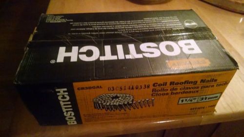 Bostitch 1-1/4 in Roofing Nails - Galvanized - 7200 in box - CR3DGAL - Brand New