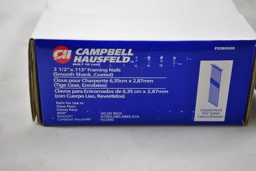 Campbell Hausfeld CAM FS268500AV .113&#034; X 2-1/2  Nails - Pneumatic - Stick