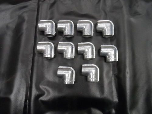 Lot of 10 hollaender speed rail pipe fittings 1&#034; 90 for sale