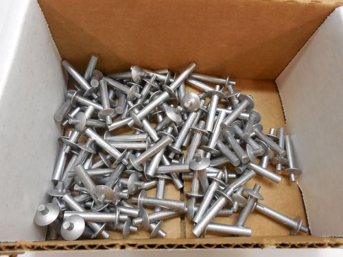 Aluminm drive rivet 3/16&#034; x 1&#034; long stainless pin 100 ct. for sale