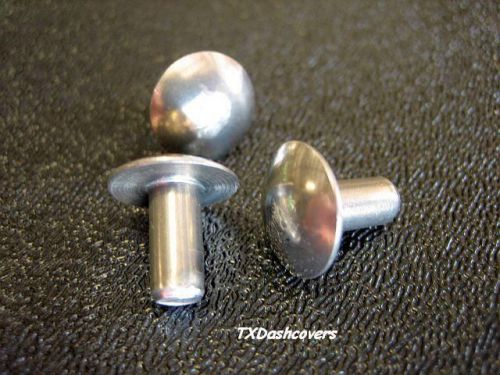 Brazier head 3/16&#034; aluminum rivets (100) 3/8&#034; long for sale