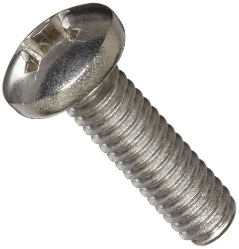 Stainless steel pan head phillips machine screws #8-32 x 3/8&#034; pack of 10 for sale