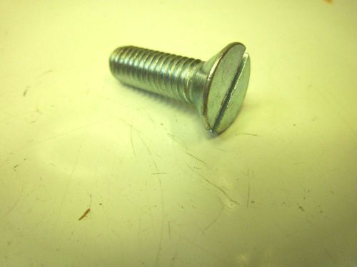 3/8-16 x 1-1/4&#034; flat head slottede machine screw (qty 49) #j55028 for sale