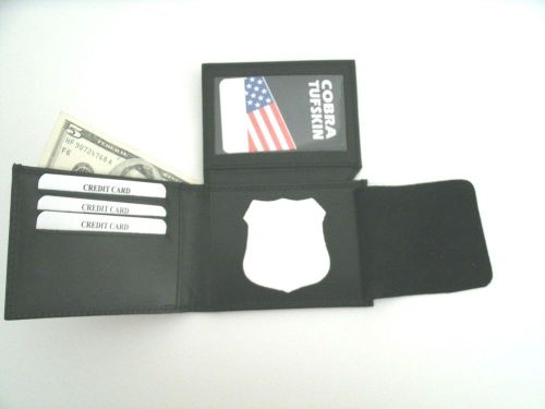 Police nypd officer&#039;s style wallet bi-fold holds id- credit card- money ct-83 for sale